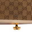 Gucci Beige Ivory GG Canvas and Leather Continental Wallet For Cheap