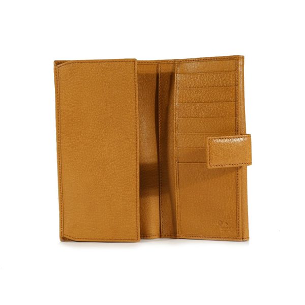 Gucci Women s Wallet Large leather Checkbook style Camel 231835 Online