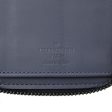 LOUIS VUITTON Wallet Monogram Shadow Men s Long Zippy Vertical Navy Blue M80423 Round For Sale