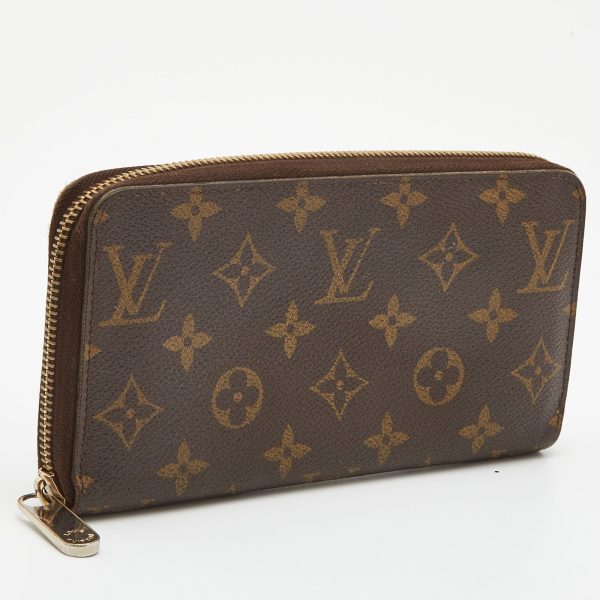 LOUIS VUITTON Monogram Canvas Zippy Wallet Online