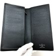 LOUIS VUITTON Portefeuille Brother M61697 Monogram Eclipse Black Silver Metal Bifold Long Wallet Men s For Cheap