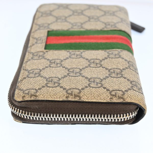 Gucci Sherry Line Zip Roud Long Wallet Discount