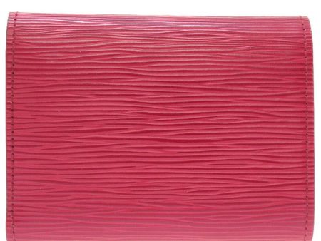 LOUIS VUITTON Epi M62171 Portefeuil Victorine Fuchsia 3-fold wallet For Sale