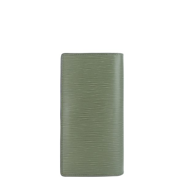 LOUIS VUITTON Brazza Green Epi Leather Wallet Cheap