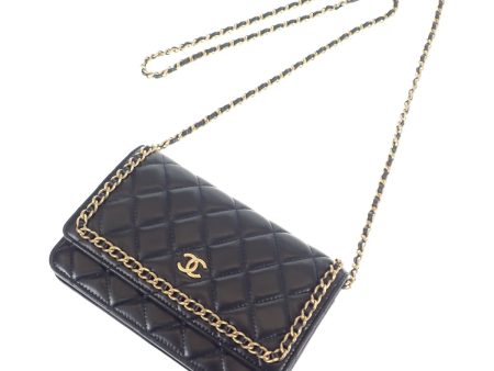 Chanel CC Quilted Chain Around Wallet On Chain  Leather Other AP0674 in Excellent condition Supply