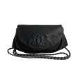 Chanel Half Moon Chain Wallet Leather Shoulder Bag 12番台 in Good condition Online Sale