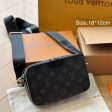 Louis Vuitton Unisex LV Alpha Wearable Wallet Monogram Eclipse Coated Canvas Cowhide Leather Online Hot Sale