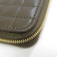 Celine Round Fastener Quilting With C Charm 10B553BFL Women s Leather Long Wallet [bi-fold] Khaki Sale