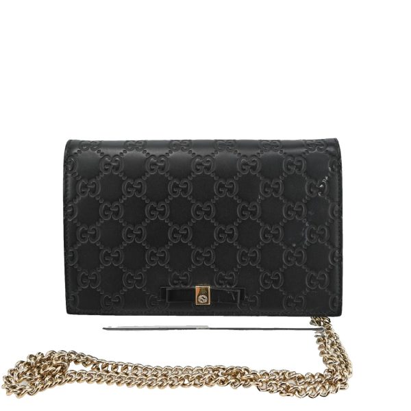 Gucci Gussisima Signature Bow On Wallet Online Sale