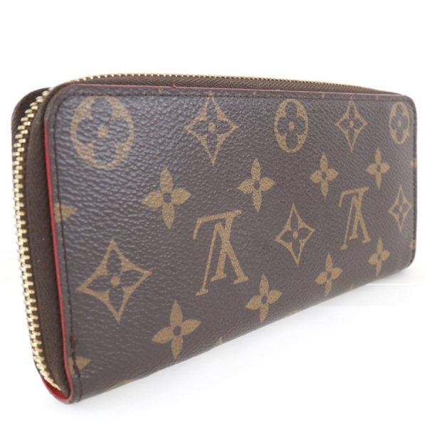 LOUIS VUITTON Portefeuille Clemence Flower Charm M62940 Monogram Canvas Brown GI4108 Women s Long Wallet Discount