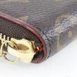 LOUIS VUITTON Portefeuille Clemence Flower Charm M62940 Monogram Canvas Brown GI4108 Women s Long Wallet Discount