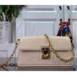 Louis Vuitton LV Women Wallet On Chain Métis Cream Monogram Empreinte Embossed Supple Grained Cowhide Leather For Sale