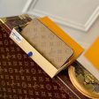 Louis Vuitton LV Unisex Clémence Wallet Brown Monogram Reverse Coated Canvas Online Sale