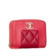 Chanel Mademoiselle Wallet Leather Coin Case in Good condition Online Sale