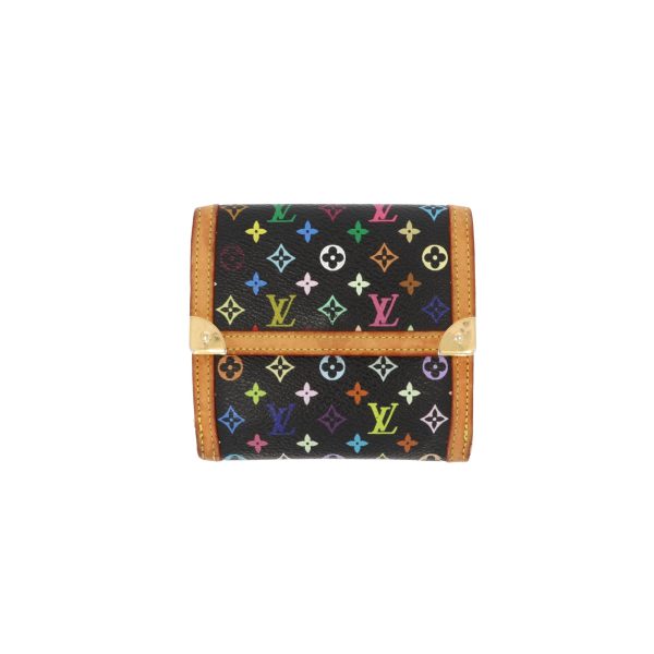 LOUIS VUITTON Wallet in Black Canvas Hot on Sale