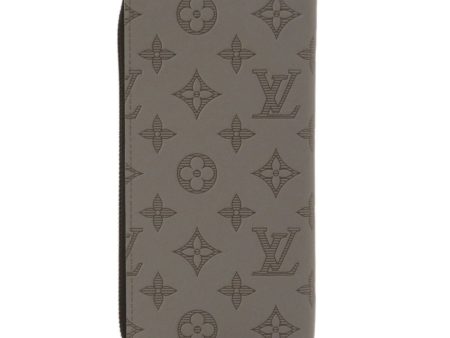 LOUIS VUITTON M81384 Zippy Vertical Monogram Shadow Long Wallet Canvas Men s Online now