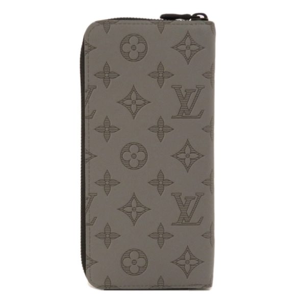 LOUIS VUITTON M81384 Zippy Vertical Monogram Shadow Long Wallet Canvas Men s Online now