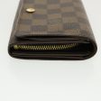 LOUIS VUITTON Damier Ebene Portefeuille Tresor Bifold Wallet N61736 Auth 35561 Sale