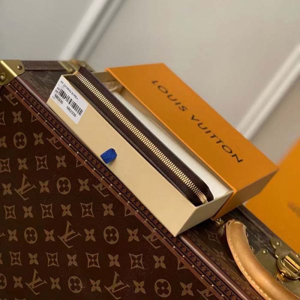 Louis Vuitton LV Unisex Clémence Wallet Brown Monogram Reverse Coated Canvas Online Sale