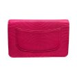 Wallet on Chain WOC Lizard Leather Hot Pink SHW Hot on Sale