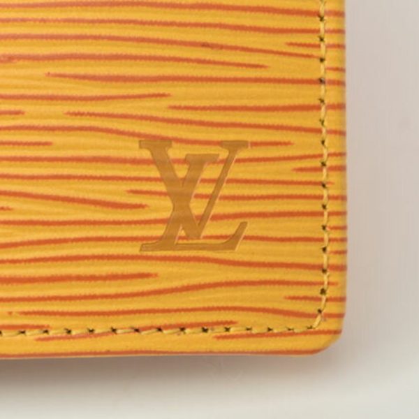 LOUIS VUITTON Wallet Epi Vintage Discontinued  Folding M63549 Tassili Yellow Online Hot Sale