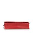 Camellia Lambskin Leather Wallet on Chain Red SHW Online Hot Sale