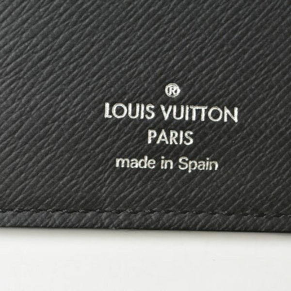 LOUIS VUITTON Wallet Men s  Long Portefeuille Brother Epi Noir M60622 For Discount