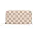 LOUIS VUITTON Zippy Damier Azur Long Wallet Canvas Women s Fashion