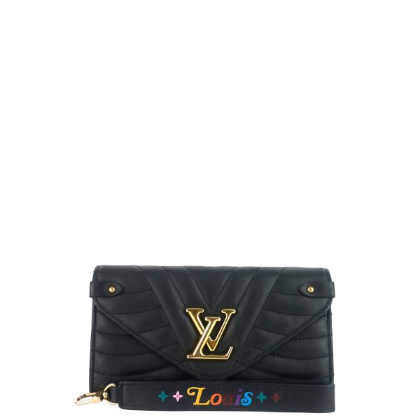 LOUIS VUITTON New Wave Calfskin Leather Long Wallet Bag Online now