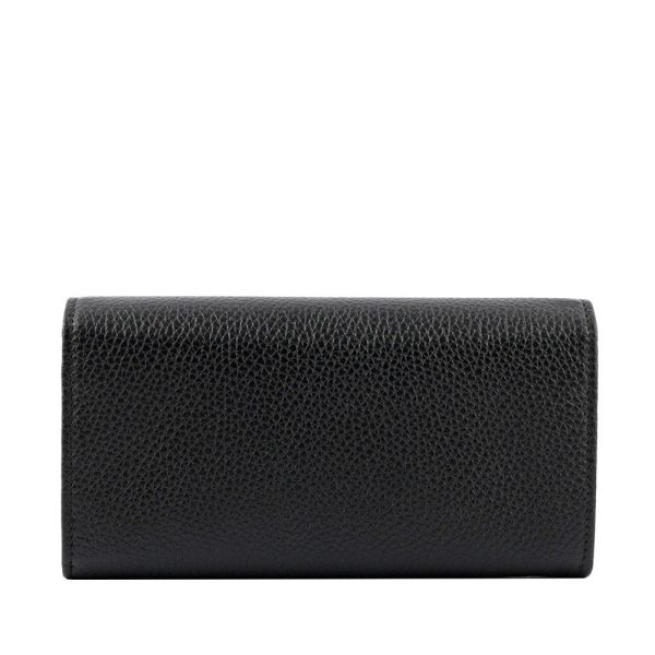 Gucci 598206 A7M0G 1000 Soho Women s Black Calf-Skin Leather Flap-Closure Wallets (GGWW3608) Online now