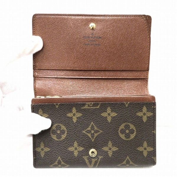 LOUIS VUITTON Monogram Portomone Bie Tresor M61730 Wallet Bifold Women s on Sale