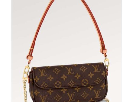 Louis Vuitton Women LV Wallet On Chain Ivy Brown Monogram Coated Canvas on Sale