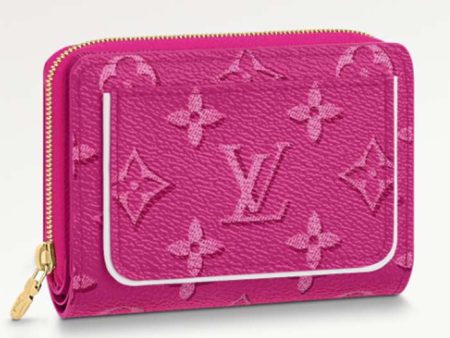 Louis Vuitton LV Women Lou Wallet Fall For You Fuchsia Pink Monogram Coated Canvas Online Hot Sale