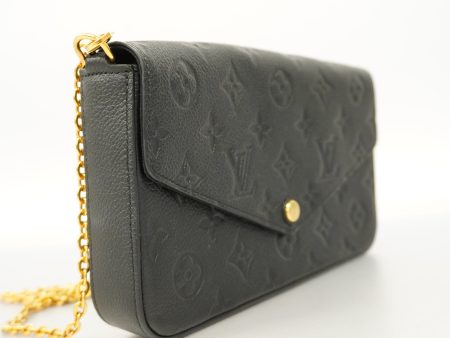 Louis VuittonAuth  Monogram Empreinte Pochette Felicy M64064 Women s Wallet Online Hot Sale