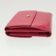 LOUIS VUITTON Vernis Portomone Bie Cult Credit Wallet Pink M91248 LV Auth 37992 Sale