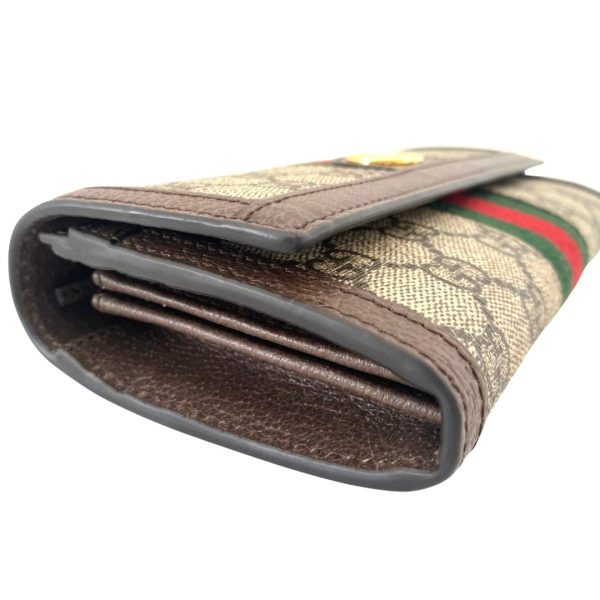 Gucci Ophidia GG Canvas Trifold Wallet Online now