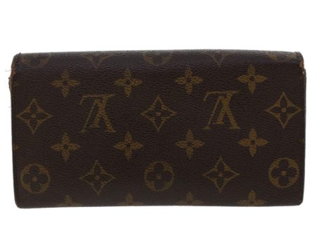 Louis Vuitton Monogram Portefeuille Sarah Long Wallet M60531 LV Auth 47299 on Sale