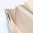 CELINE 73004757 Large flap wallet With Purse Bifold Long purse eather Women Beige Online