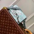 Louis Vuitton Unisex LVxYK Steamer Wearable Wallet Crystal Blue Monogram Aquagarden Coated Canvas For Discount