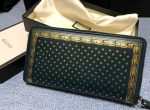 Gucci × Sega Long Wallet Round Zip Green Supply