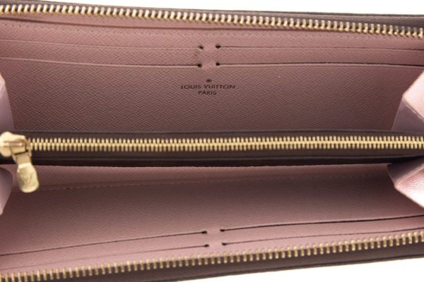 Louis Vuitton Brown & Pink Monogram Wallet For Discount