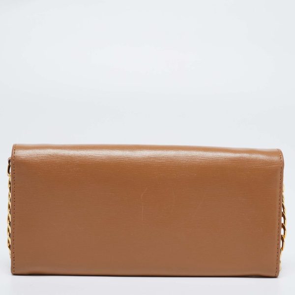 Prada Beige Vitello Move Leather Wallet on Chain Online Hot Sale