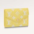 Louis Vuitton Unisex Victorine Wallet Lemon Yellow Monogram Empreinte Embossed Supple Grained Cowhide Discount