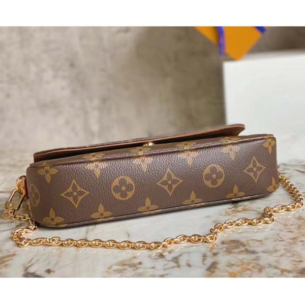 Louis Vuitton Women LV Wallet On Chain Ivy Brown Monogram Coated Canvas on Sale