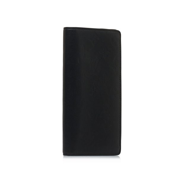 Louis Vuitton Monogram Shadow Brazza Long Wallets on Sale