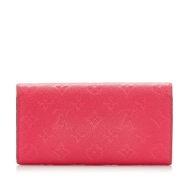 LOUIS VUITTON Empreinte Emilie Wallet Red For Cheap