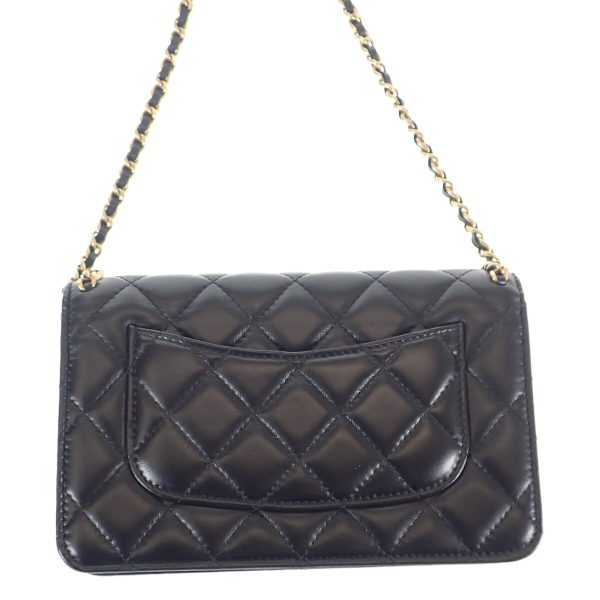 Chanel CC Quilted Chain Around Wallet On Chain  Leather Other AP0674 in Excellent condition Supply