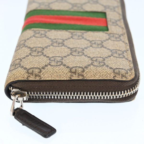 Gucci Sherry Line Zip Roud Long Wallet Discount