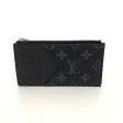 LOUIS VUITTON Wallet Accessories Coin Card Holder Noir Black Purse Folder Flat Men s Monogram Eclipse Taigarama M30271 LOUISVUITTON on Sale