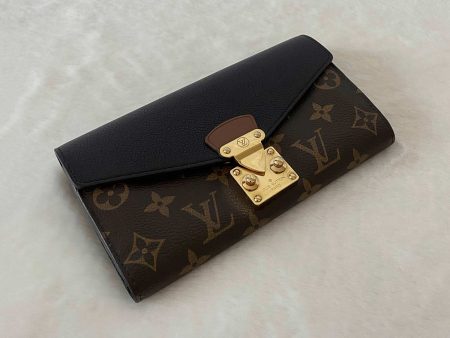 Louis Vuitton Monogram Noir Pallas Wallet For Sale